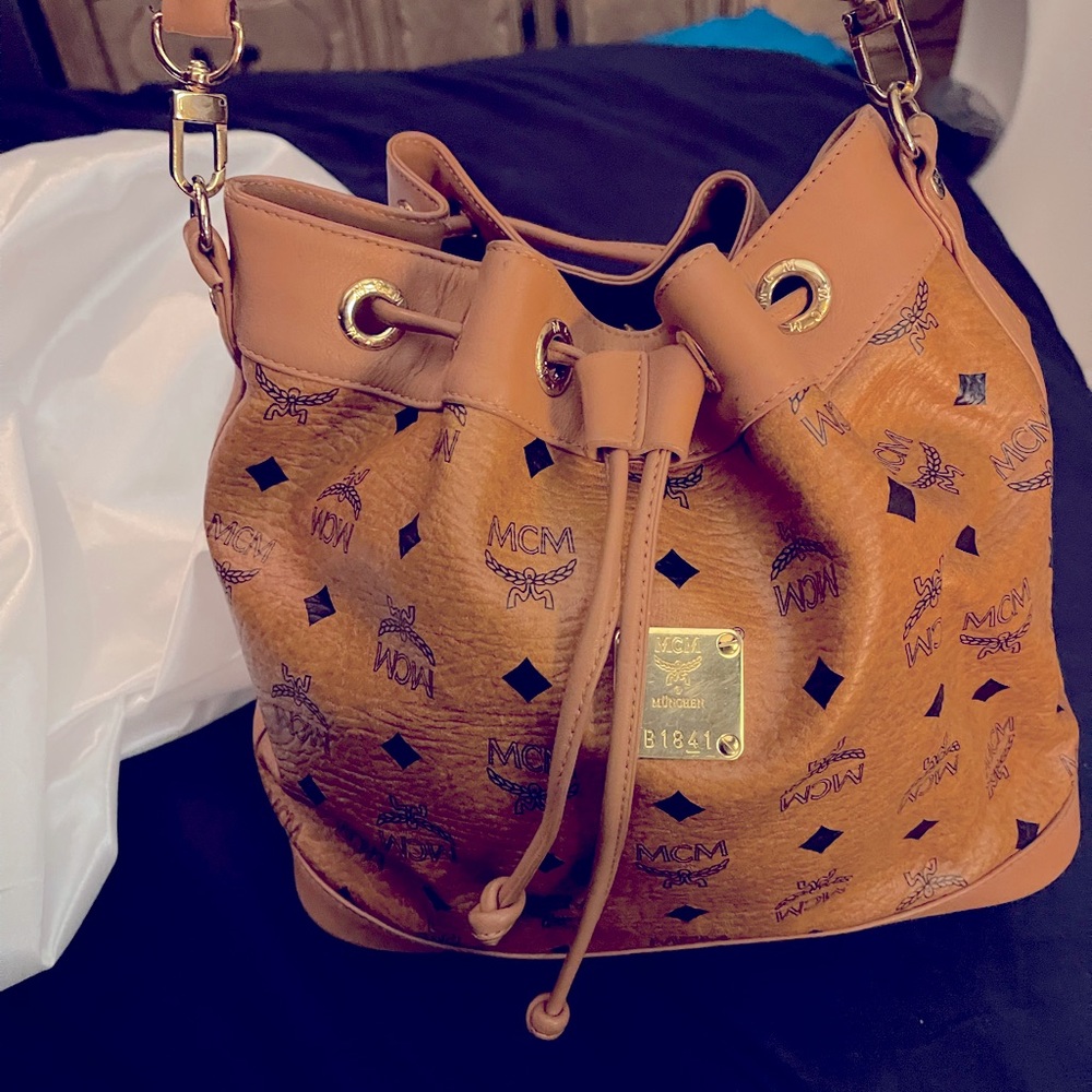 Vintage MCM bucket bag